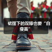 裙摆下的双膝也要“白瘦美”(图1) 裙摆下的双膝也要“白瘦美”(图1)