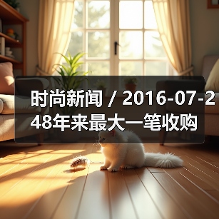 时尚新闻 / 2016-07-248年来