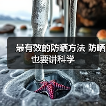 最有效的防晒方法 防晒也要讲科学