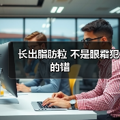长出脂肪粒 不是眼霜犯的错