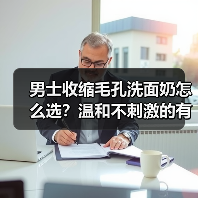 男士收缩毛孔洗面奶怎么选？温和不刺激的有