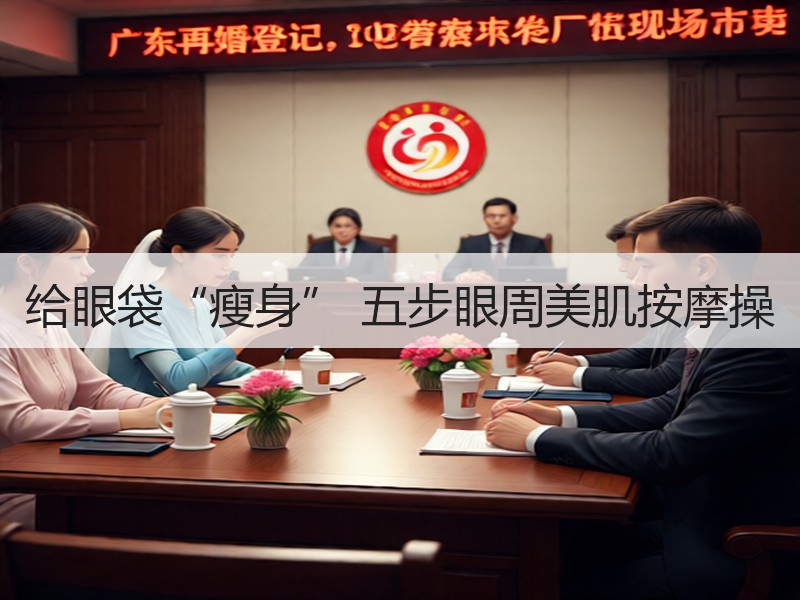 给眼袋“瘦身” 五步眼周美肌按摩操