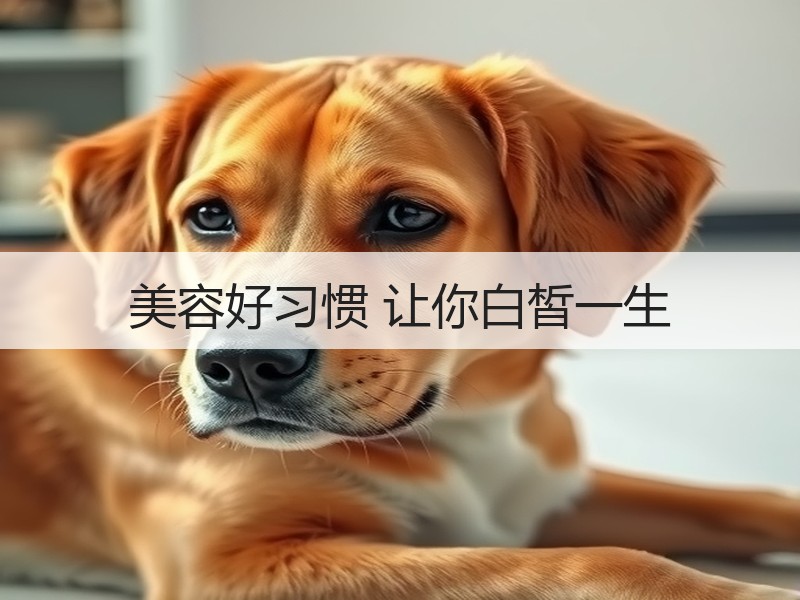 美容好习惯 让你白皙一生