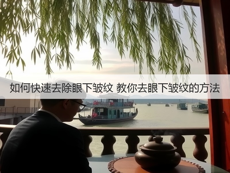 如何快速去除眼下皱纹 教你去眼下皱纹的方