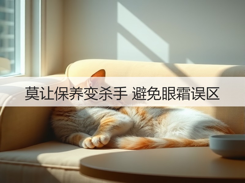 莫让保养变杀手 避免眼霜误区