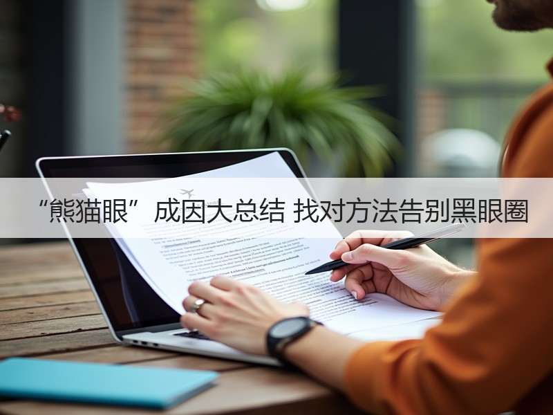 “熊猫眼”成因大总结 找对方法告别黑眼圈