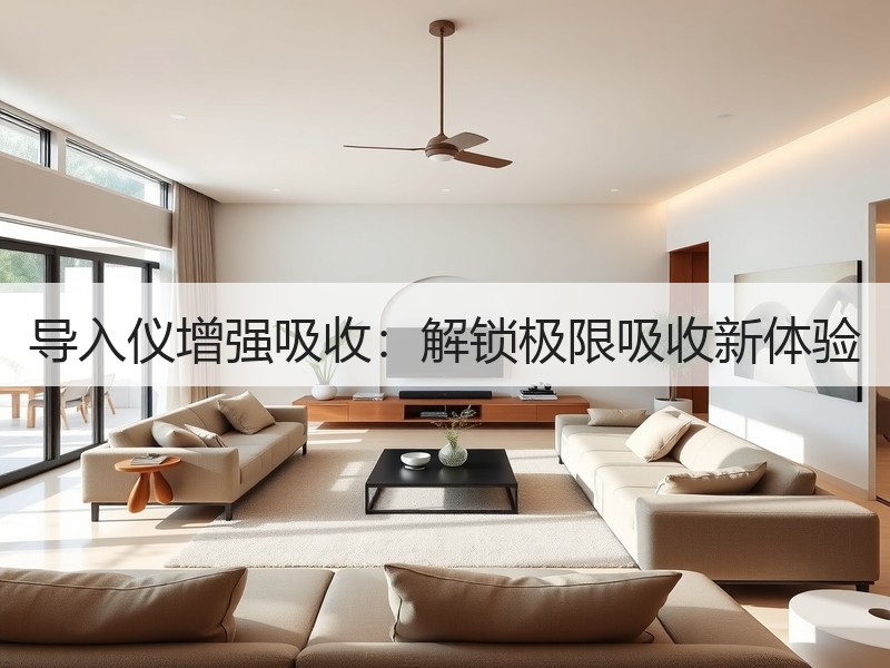 导入仪增强吸收：解锁极限吸收新体验