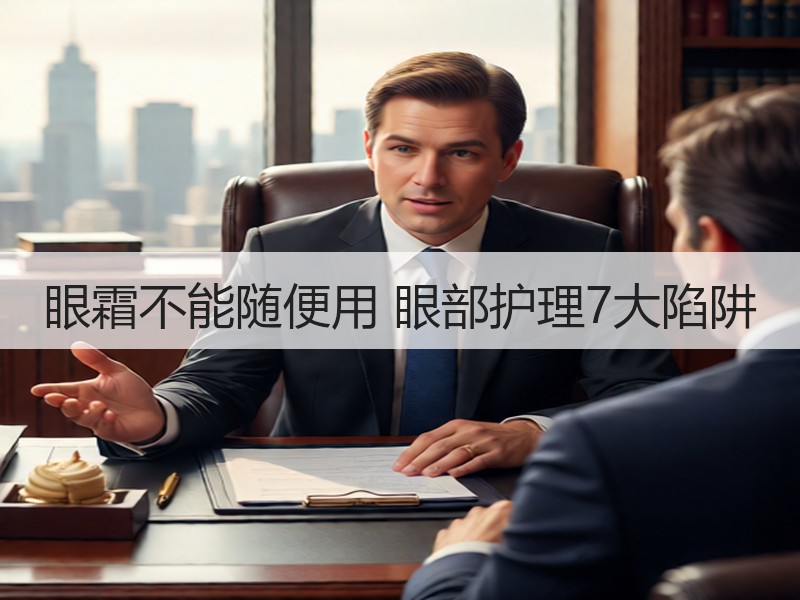 眼霜不能随便用 眼部护理7大陷阱