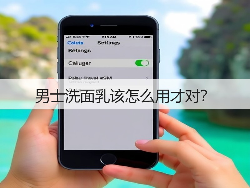 男士洗面乳该怎么用才对？