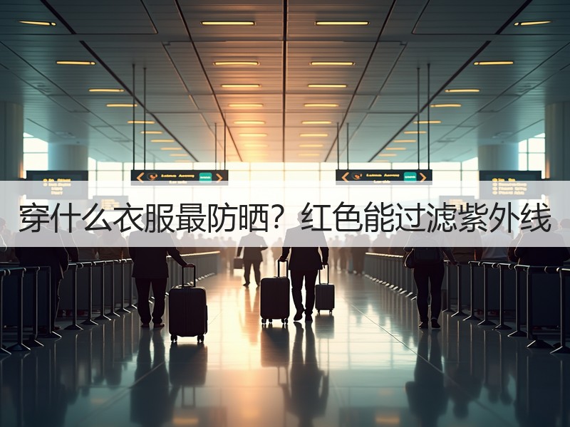 穿什么衣服最防晒？红色能过滤紫外线
