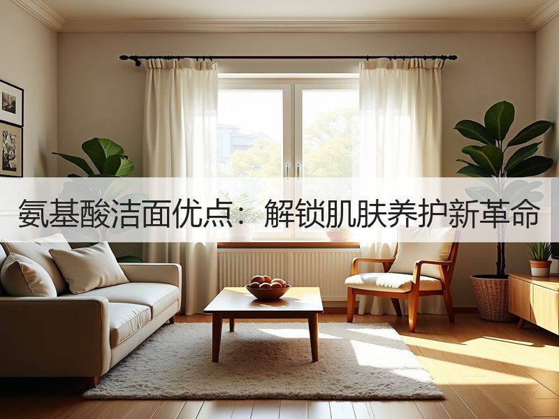 氨基酸洁面优点：解锁肌肤养护新革命