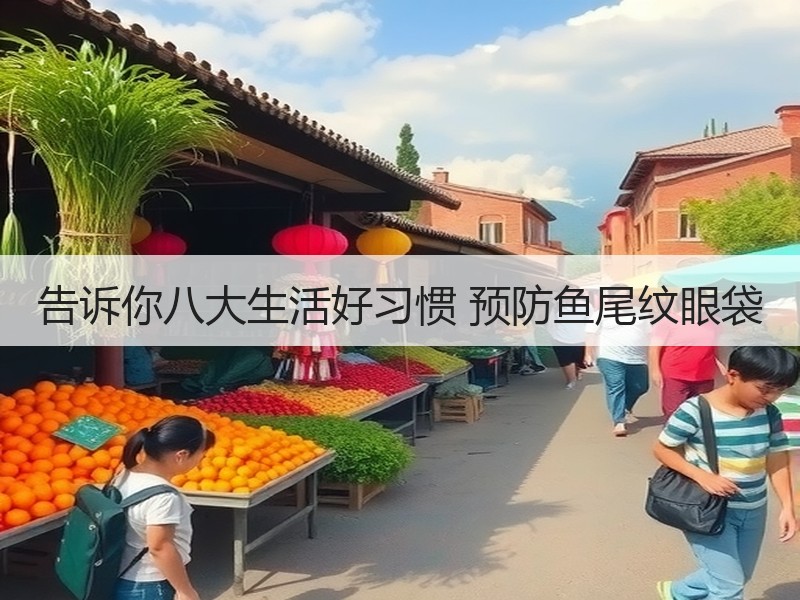 告诉你八大生活好习惯 预防鱼尾纹眼袋