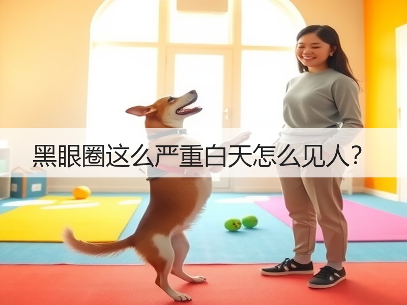 黑眼圈这么严重白天怎么见人？