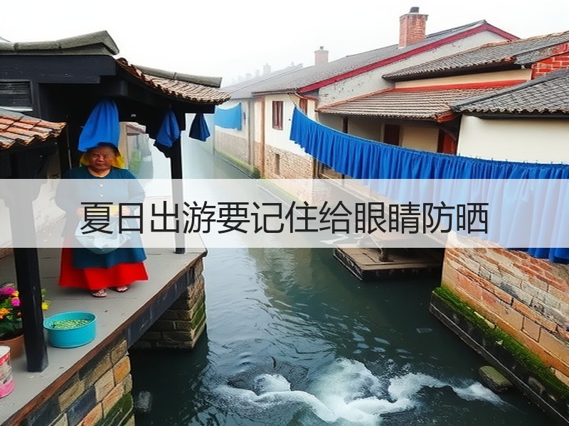 夏日出游要记住给眼睛防晒