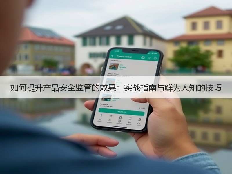 如何提升产品安全监管的效果：实战指南与鲜