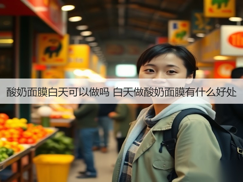 酸奶面膜白天可以做吗 白天做酸奶面膜有什