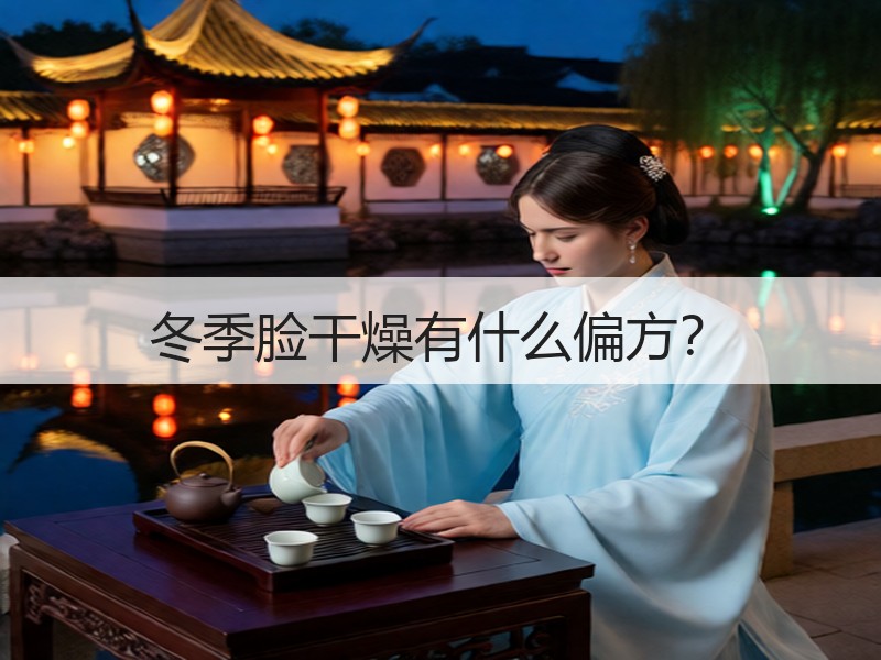 冬季脸干燥有什么偏方？