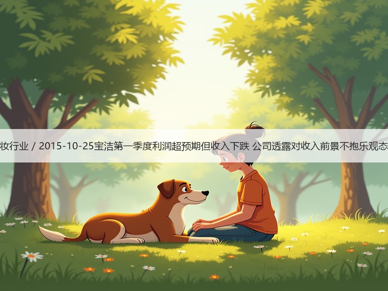 美妆行业 / 2015-10-25宝洁第